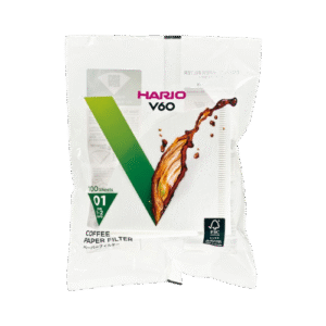 FILTRO HARIO V60 01 – BRANCO (100UND)